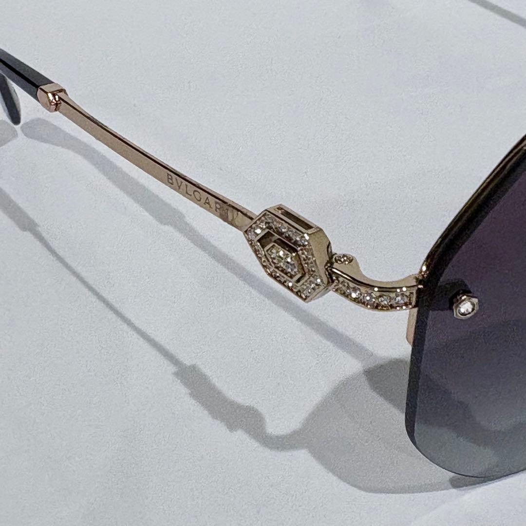 送料無料☆セール☆BVLGARI☆ブルガリ☆サングラス☆リムレス☆縁なし