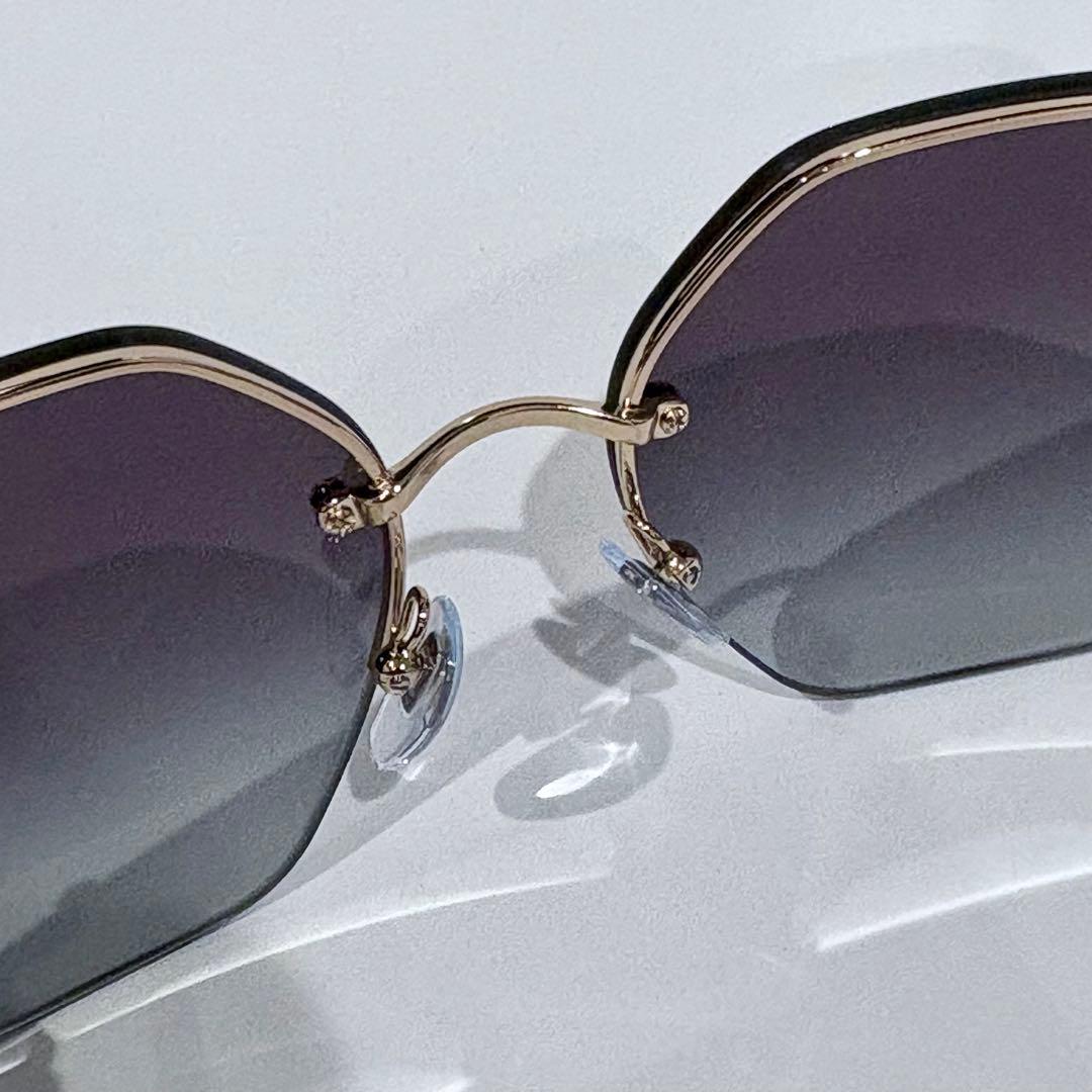 送料無料☆セール☆BVLGARI☆ブルガリ☆サングラス☆リムレス☆縁なし
