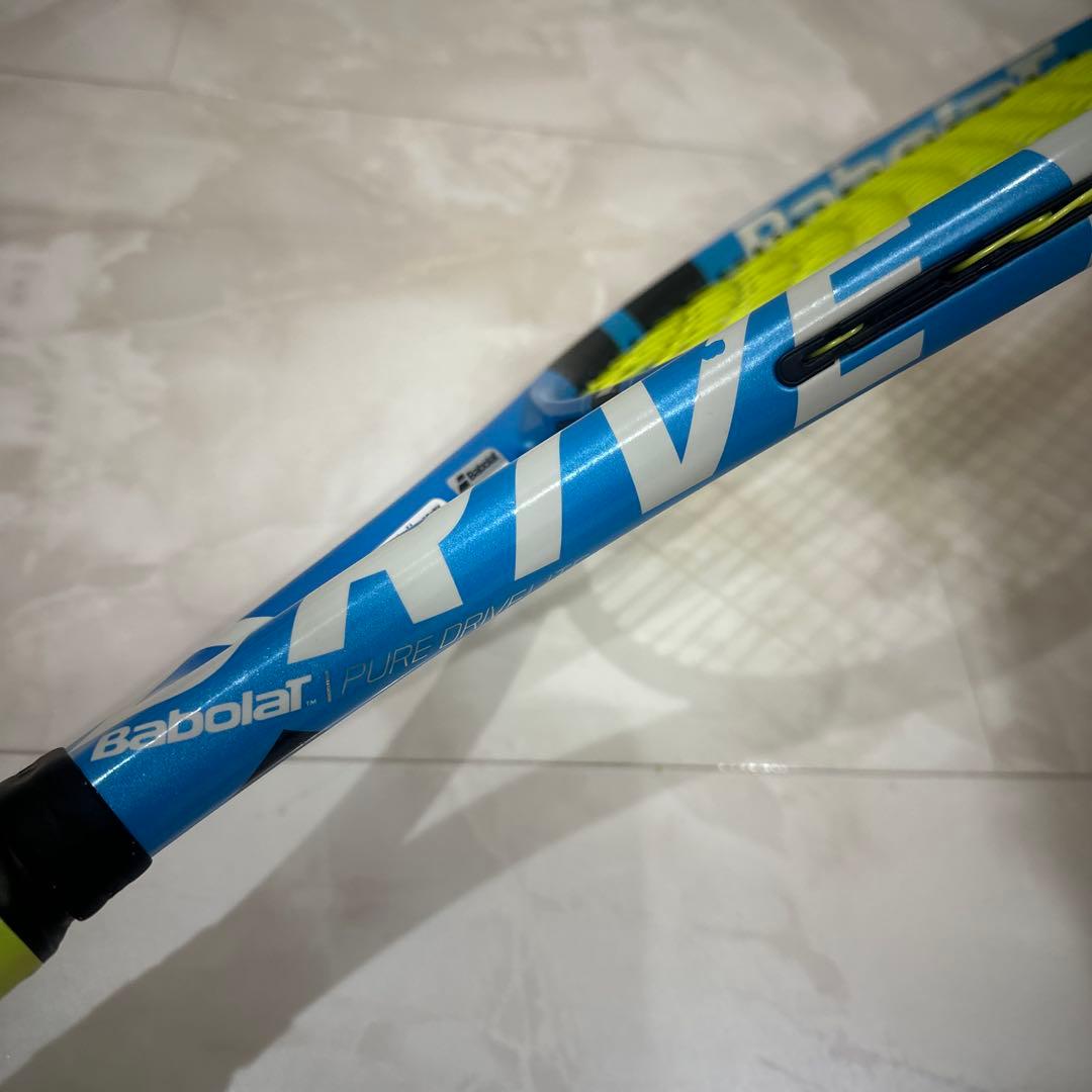新ストリング張替え済み。Babolat ピュアドライブライト G2