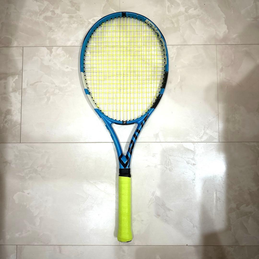 新ストリング張替え済み。Babolat ピュアドライブライト G2
