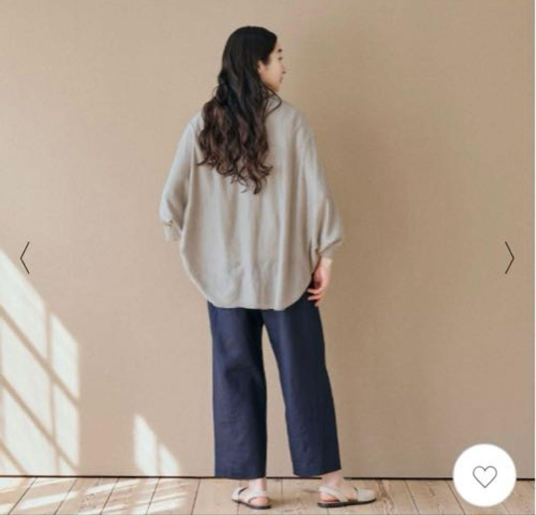 【極美品】中川政七商店　サイズフリーの麻の羽織り