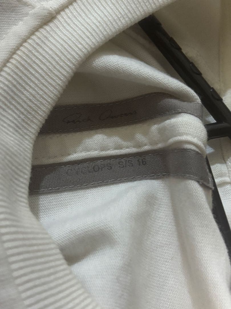 リックオウエンス　16ssCYCLOPS期ミルク　長袖Tシャツ
