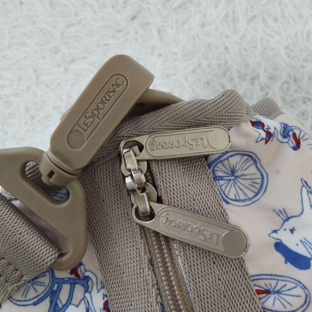 極美品❉ レスポートサック Lesportsac 自転車猫 ボストンバッグ