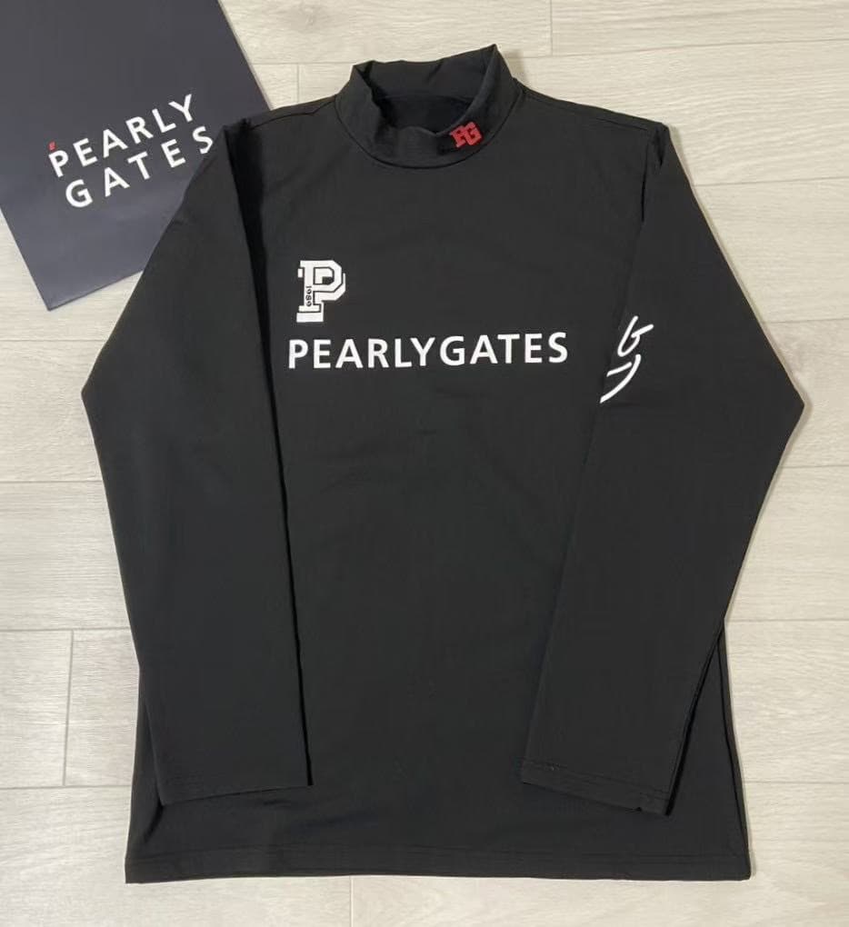 新品 新商品 日本正規品 パーリーゲイツ 吸水速乾 遮熱 裏起毛 黒 6 XL