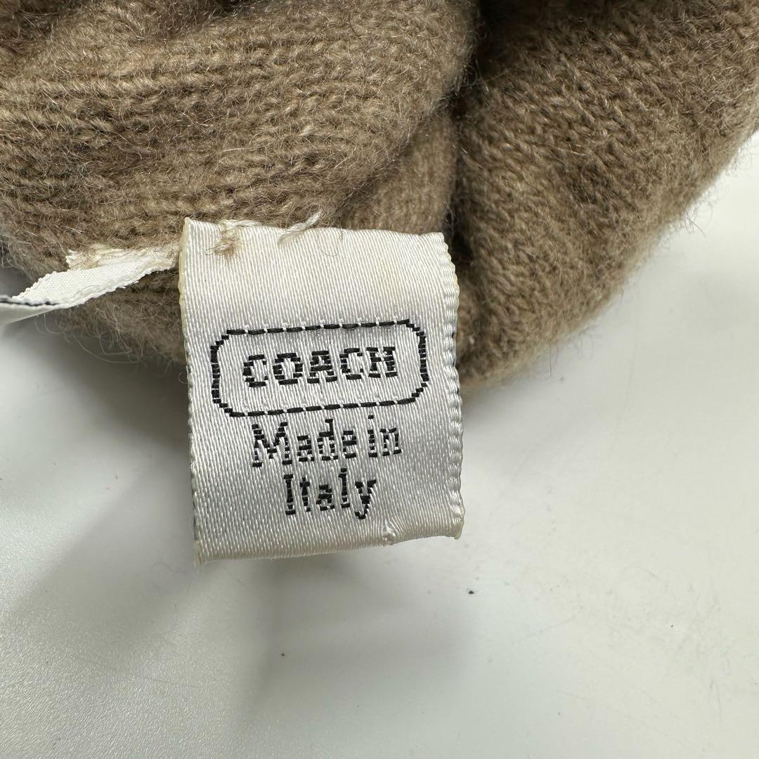 【美品】 COACH コーチ レザー 手袋　メンズ　本革