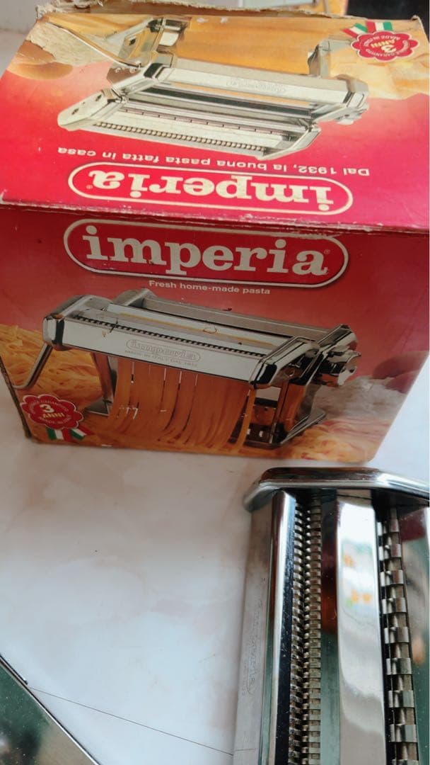 （美品）Imperia パスタマシン ステンレス製