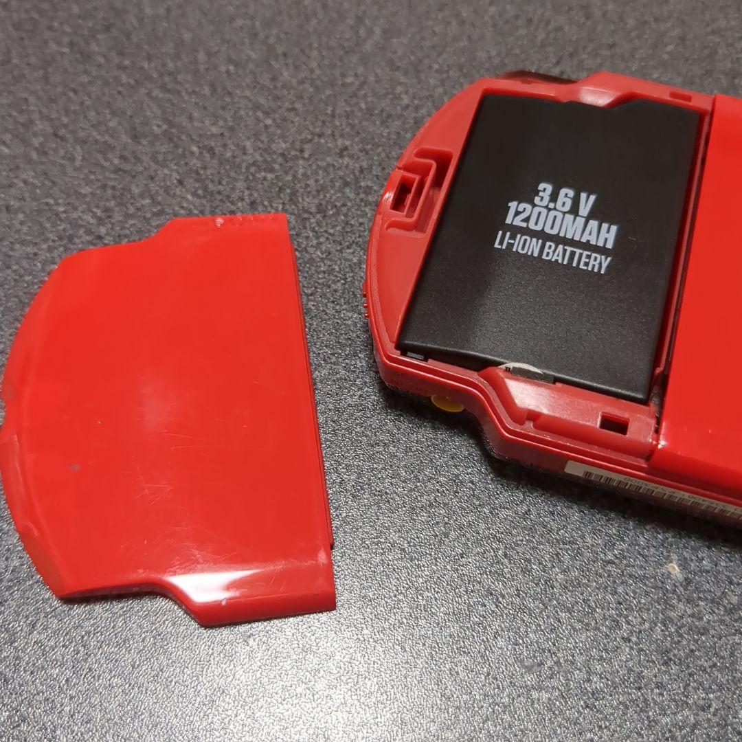 ネ*モ様 ★起動OK ＋ ソフト2枚つき★PSP 3000　本体　赤黒