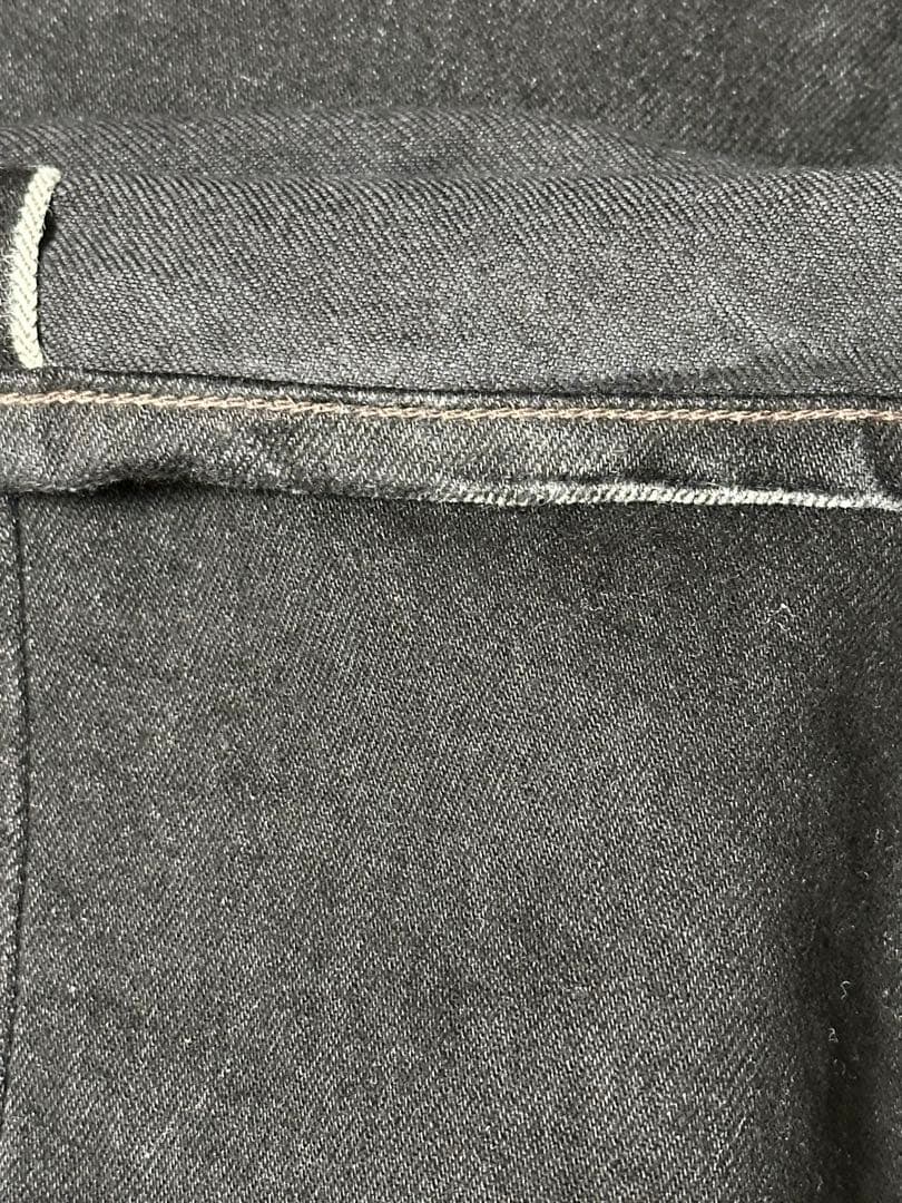もす様　シオタ BAGGY 5 POCKET PANTS Black 32
