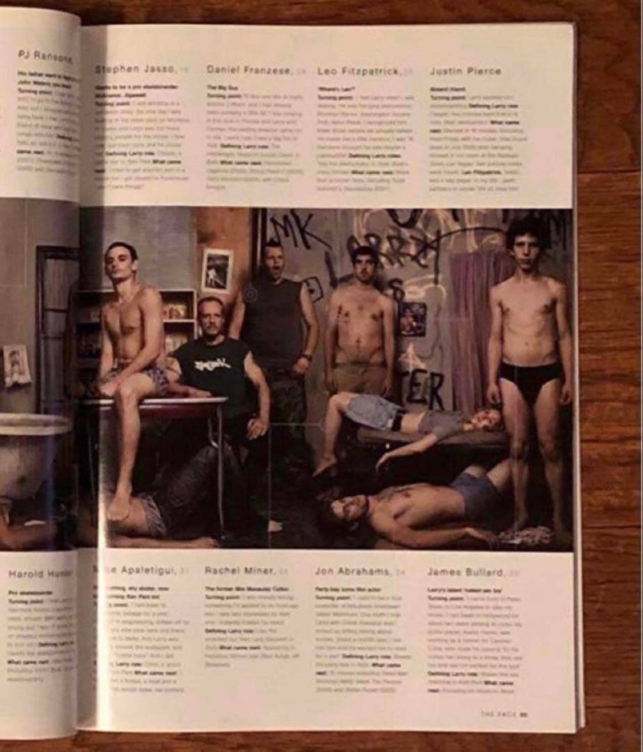The Face 2002.10 Larry Clark 特集号 KIDS