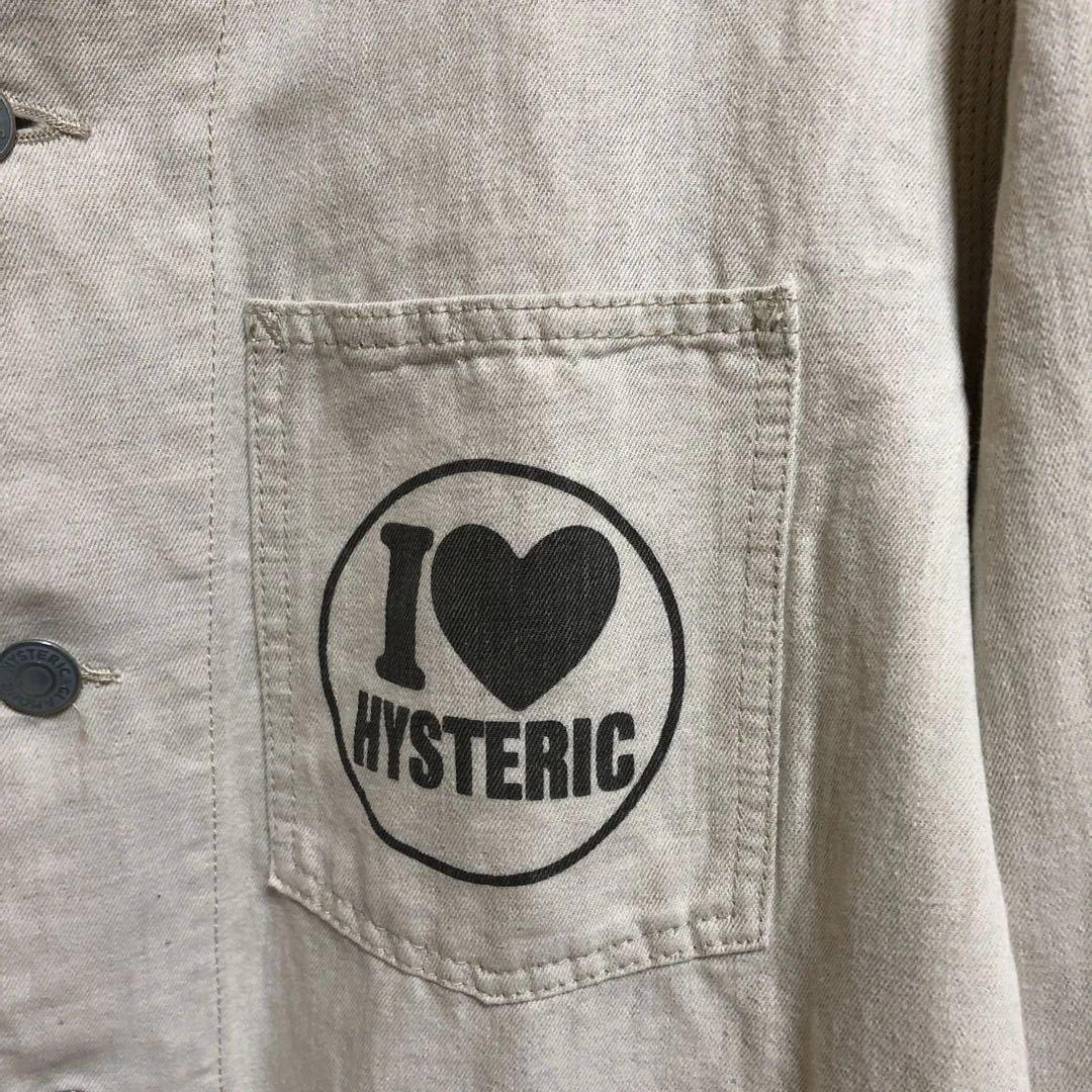 HYSTERIC カバーオールジャケット クリーム色