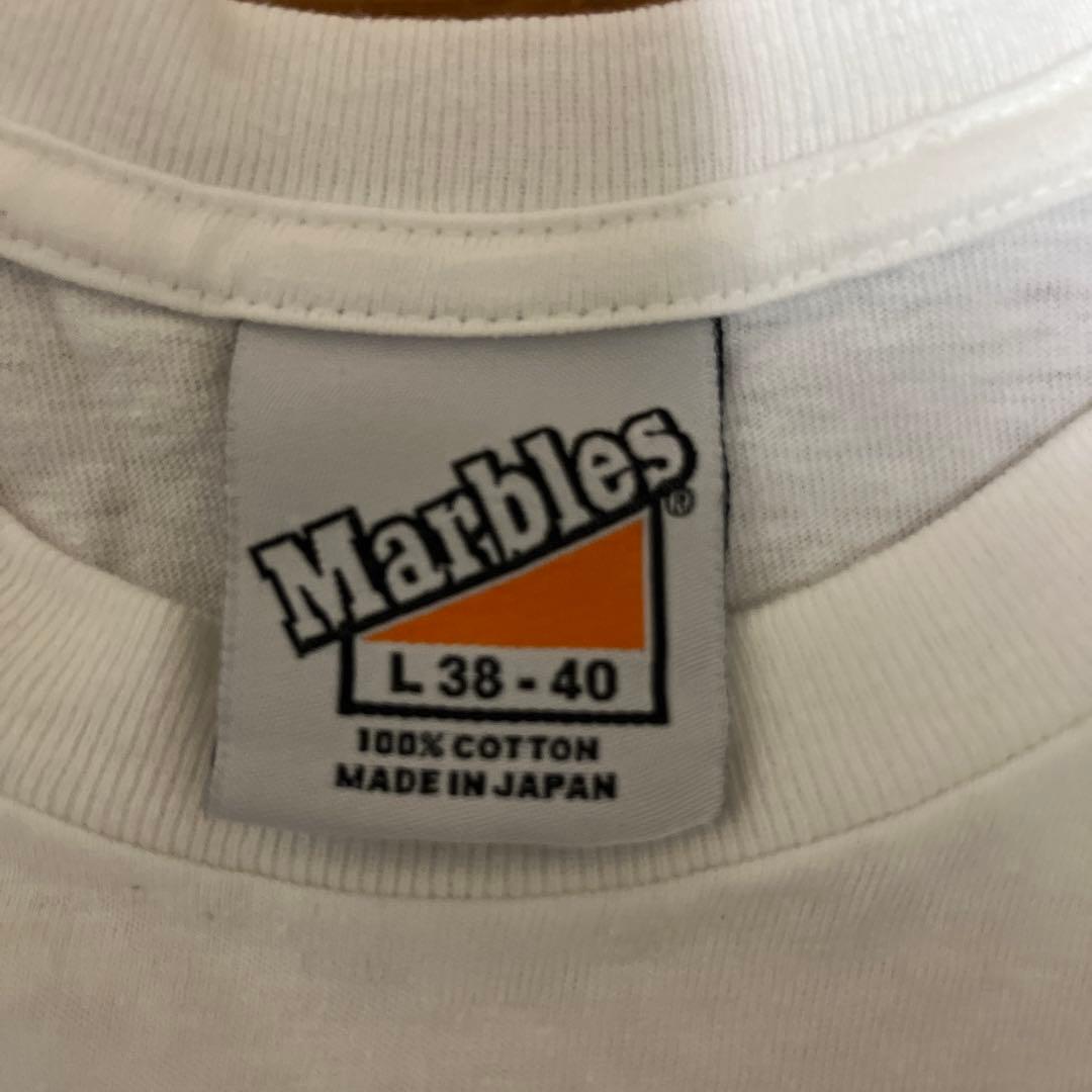 Marbles ホワイト Tシャツ Lサイズ　キムタク着用