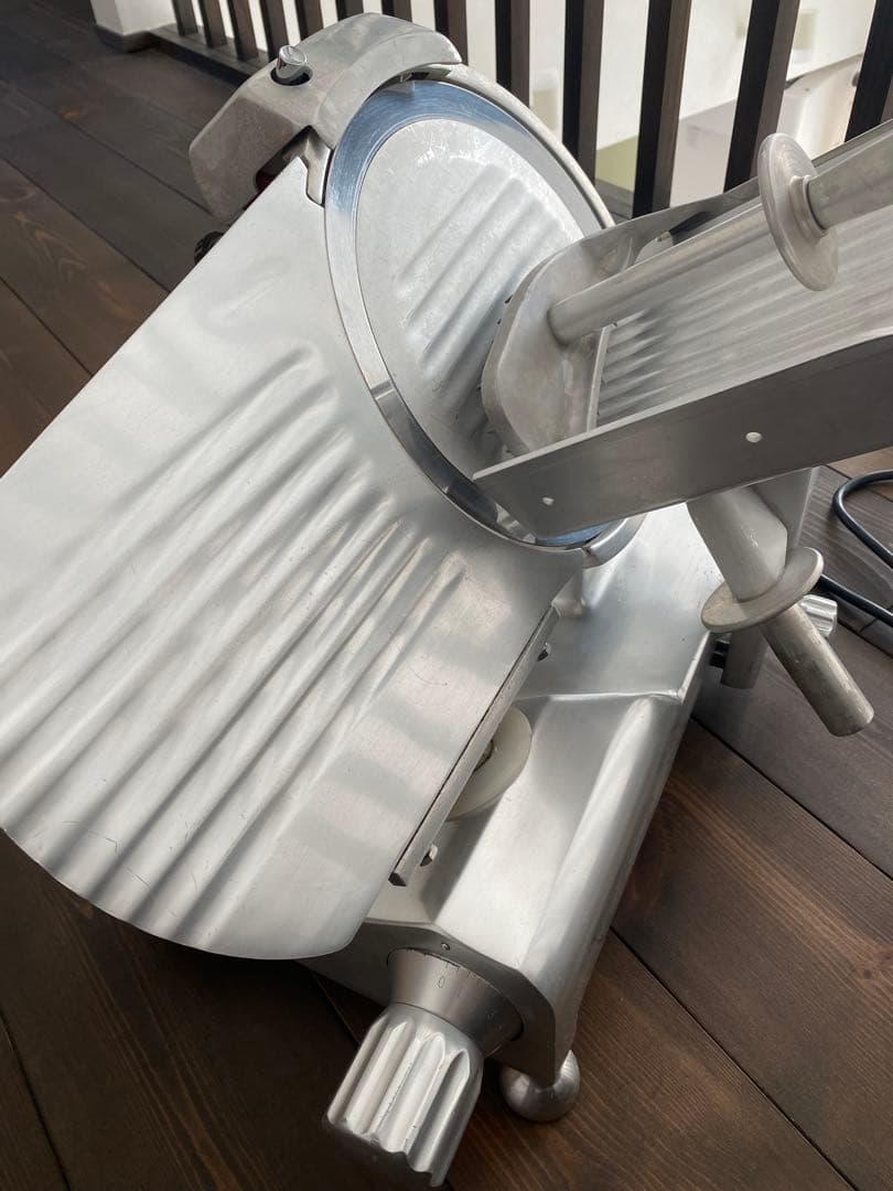 【送料込み】業務用ミートスライサー 電動スライサー フードスライサー アルミ製