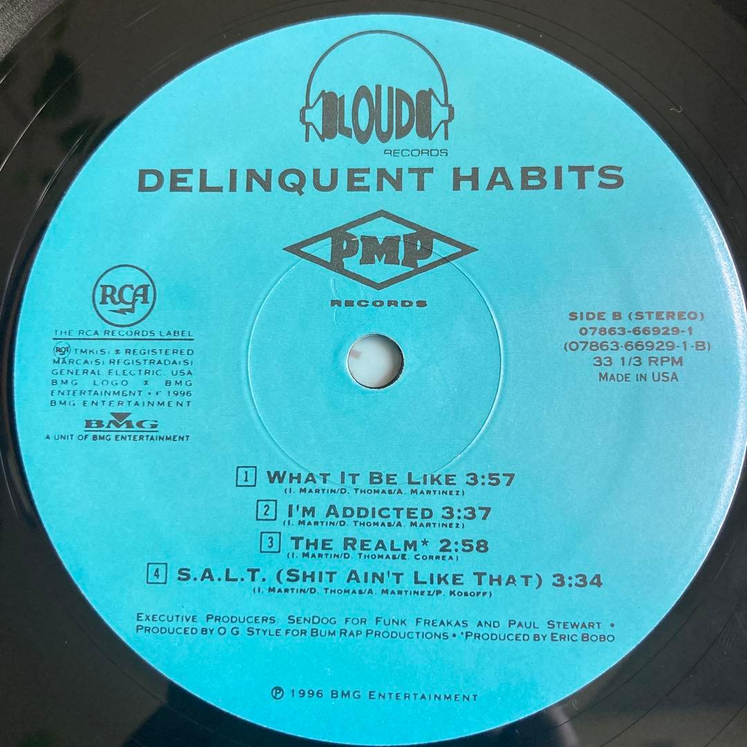USオリジナル DELINQUENT HABITS G-Rap Hiphop