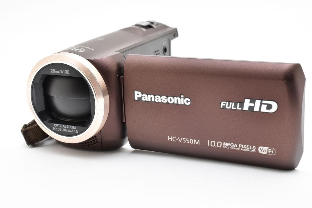 【美品】Panasonic ビデオカメラ　 HC-V550M ブラウン　動作OK