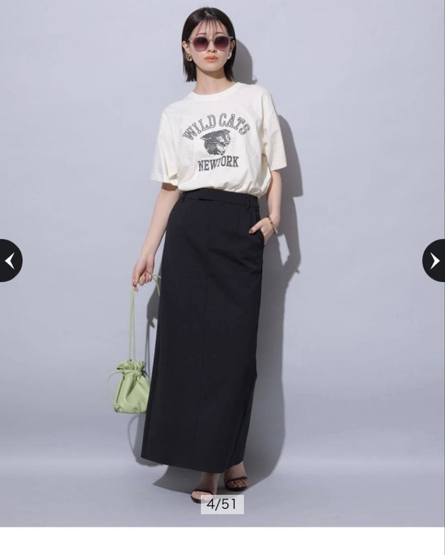 Arpege story Iラインポンチスカート売り尽くしセール