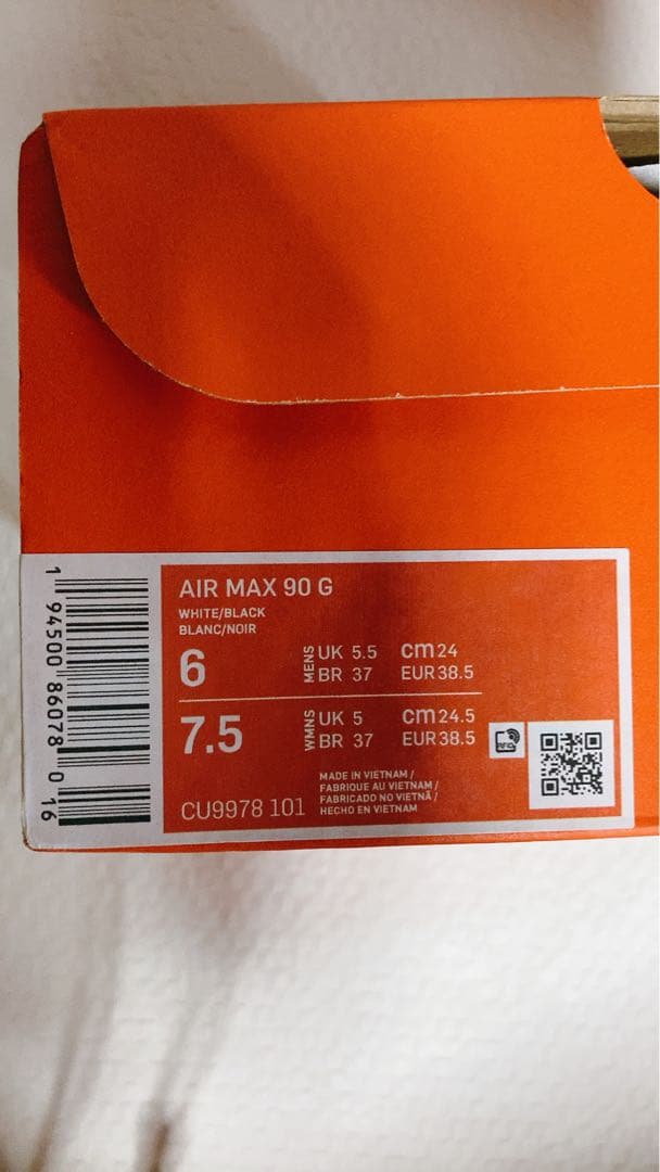 NIKE golf【Nike Air Max 】 24cm 新品・未使用