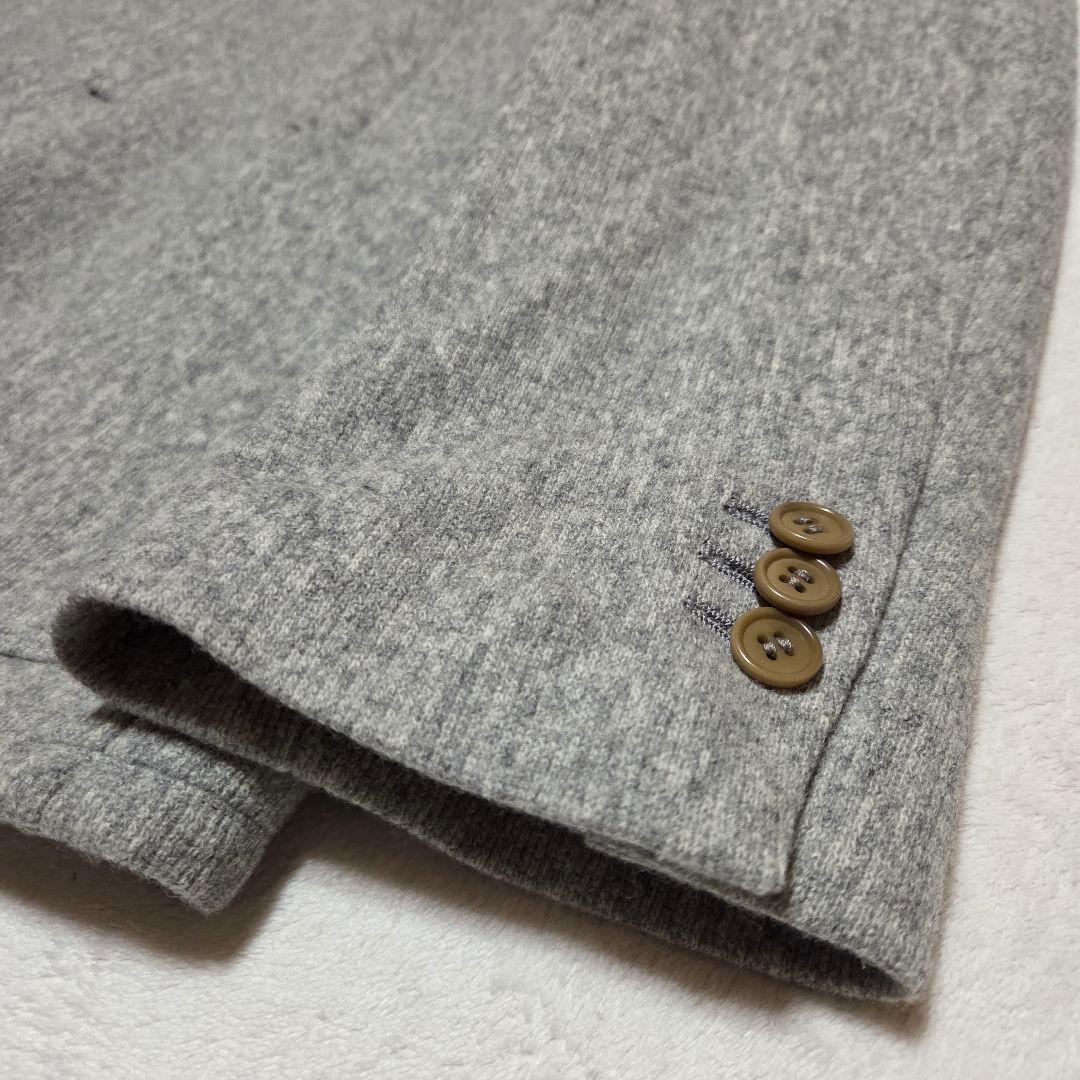 【美品】Theory テーラードジャケット 高級ウールジャージ グレー M