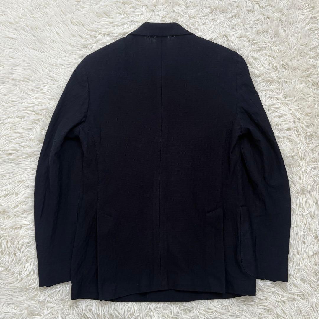LARDINI ラルディーニ ダブルジャケット44 ネイビー ブートニエール付き
