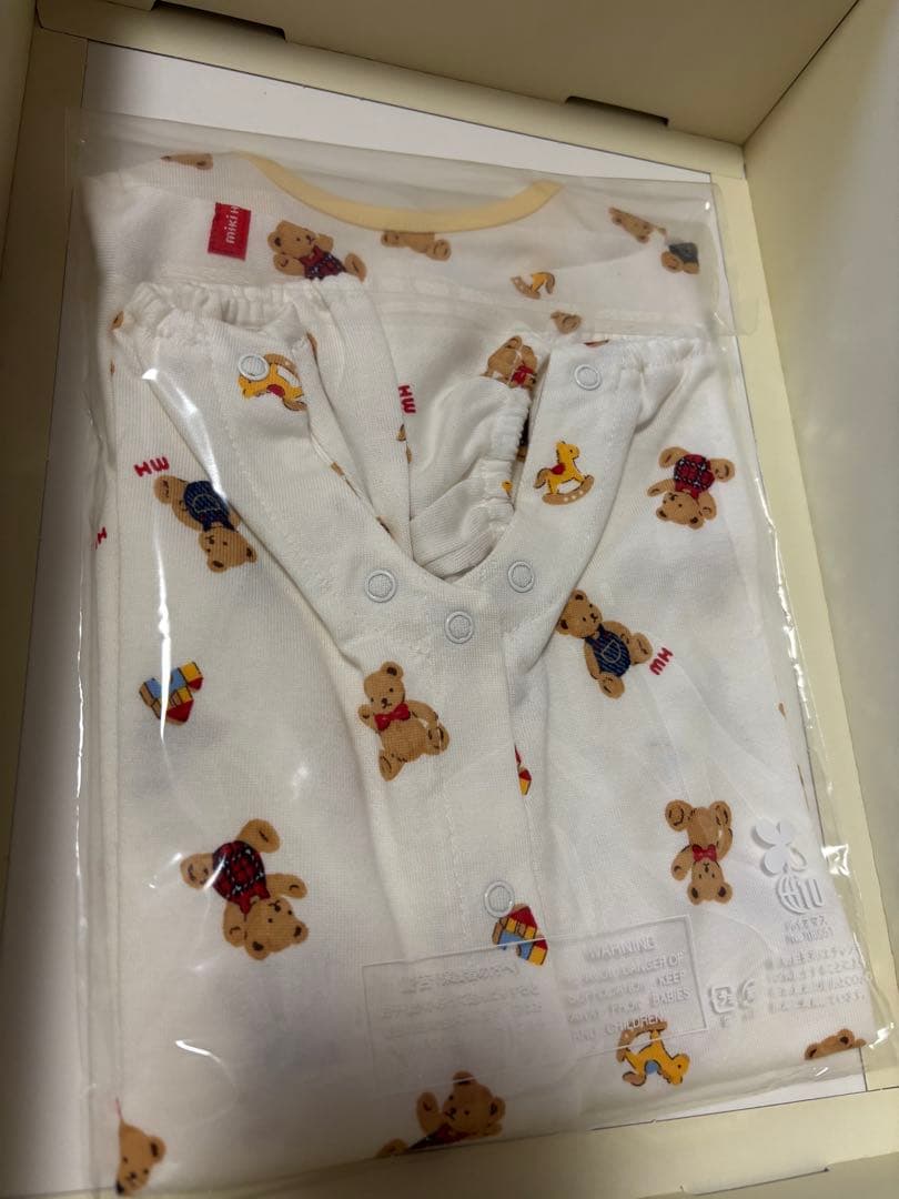 新品・未開封！25,850円相当☆ミキハウス　新生児服・靴　出産準備4点セット