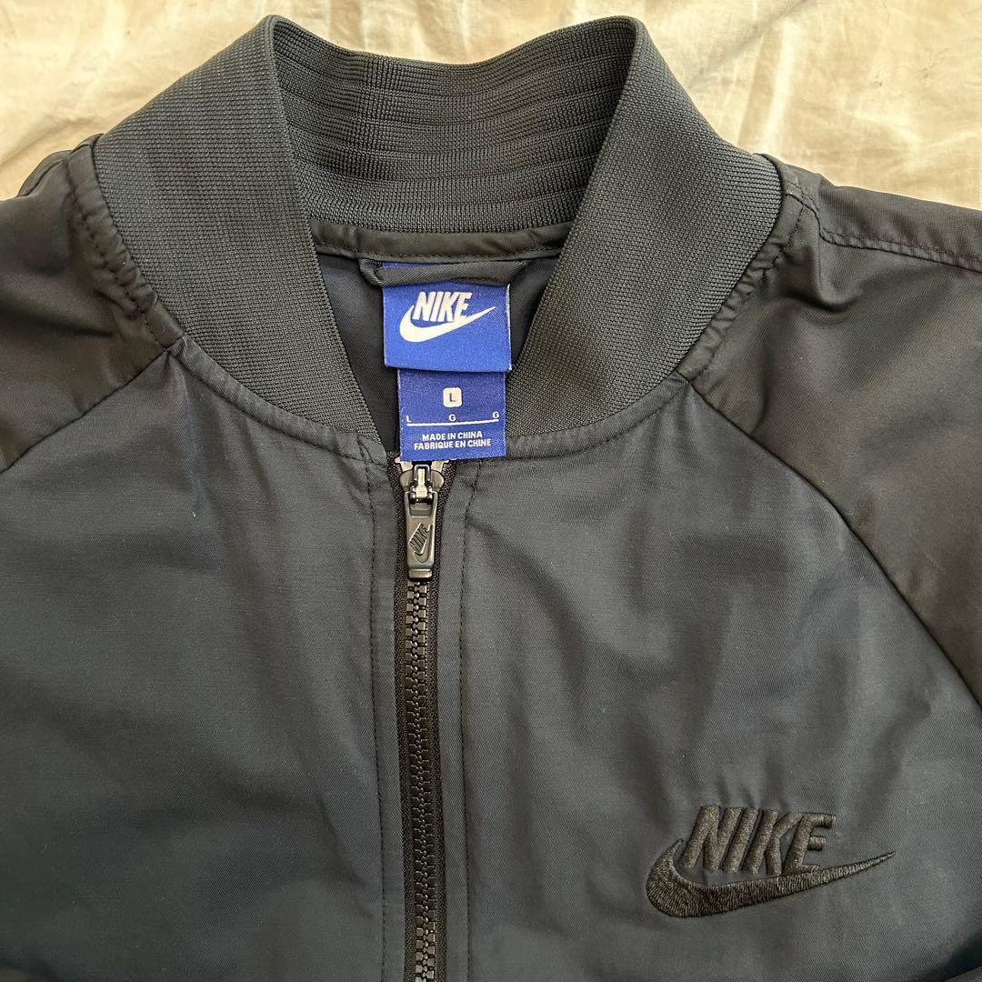 NIKE ナイキ MA-1 L ネイビー 美品