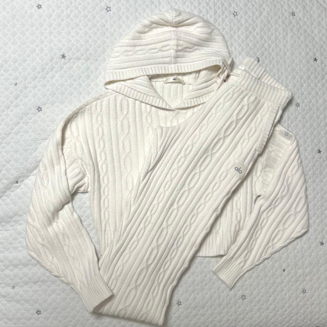 【ALO Yoga】 ALO ニット　セットアップ (S)