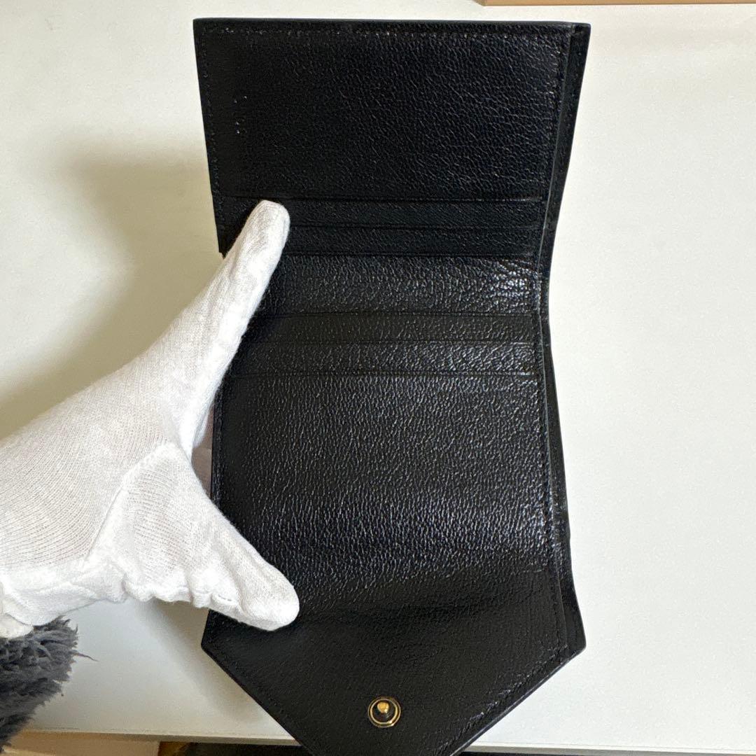 Chloé グレインレザー製　envelope スモールトリフォールド