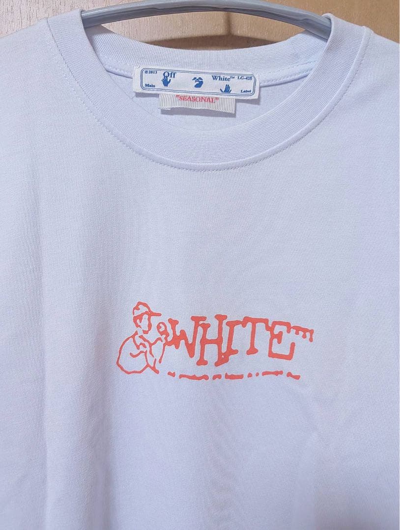 OFF-WHITE 水色 Tシャツ