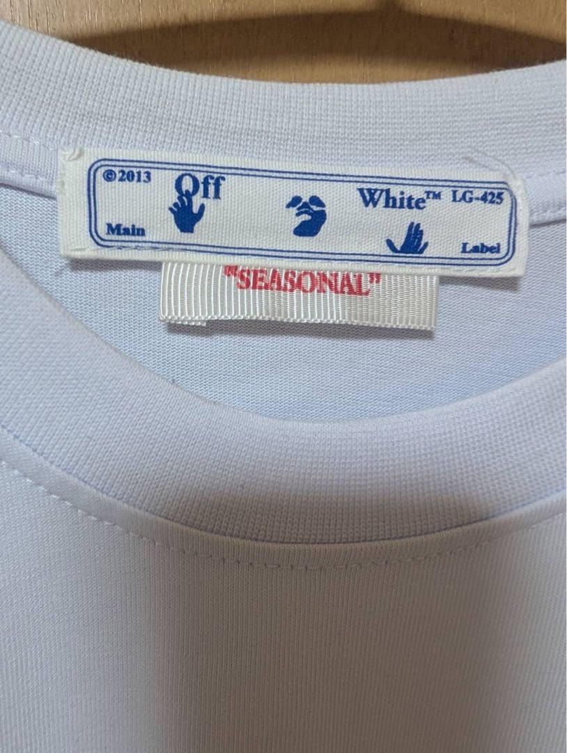 OFF-WHITE 水色 Tシャツ