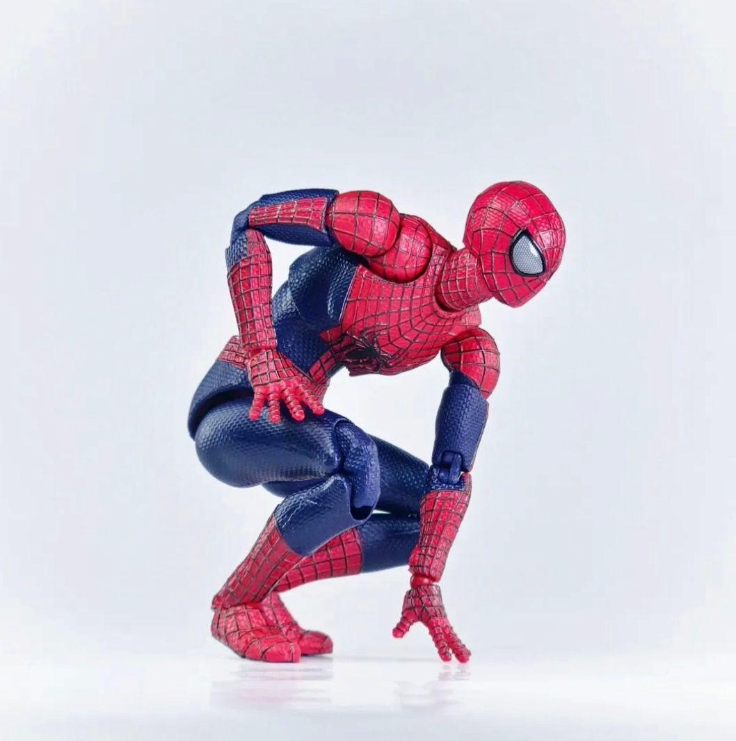 MAFEX アメイジングスパイダーマン ヘッドカスタム ヘキサゴンレンズシルバー