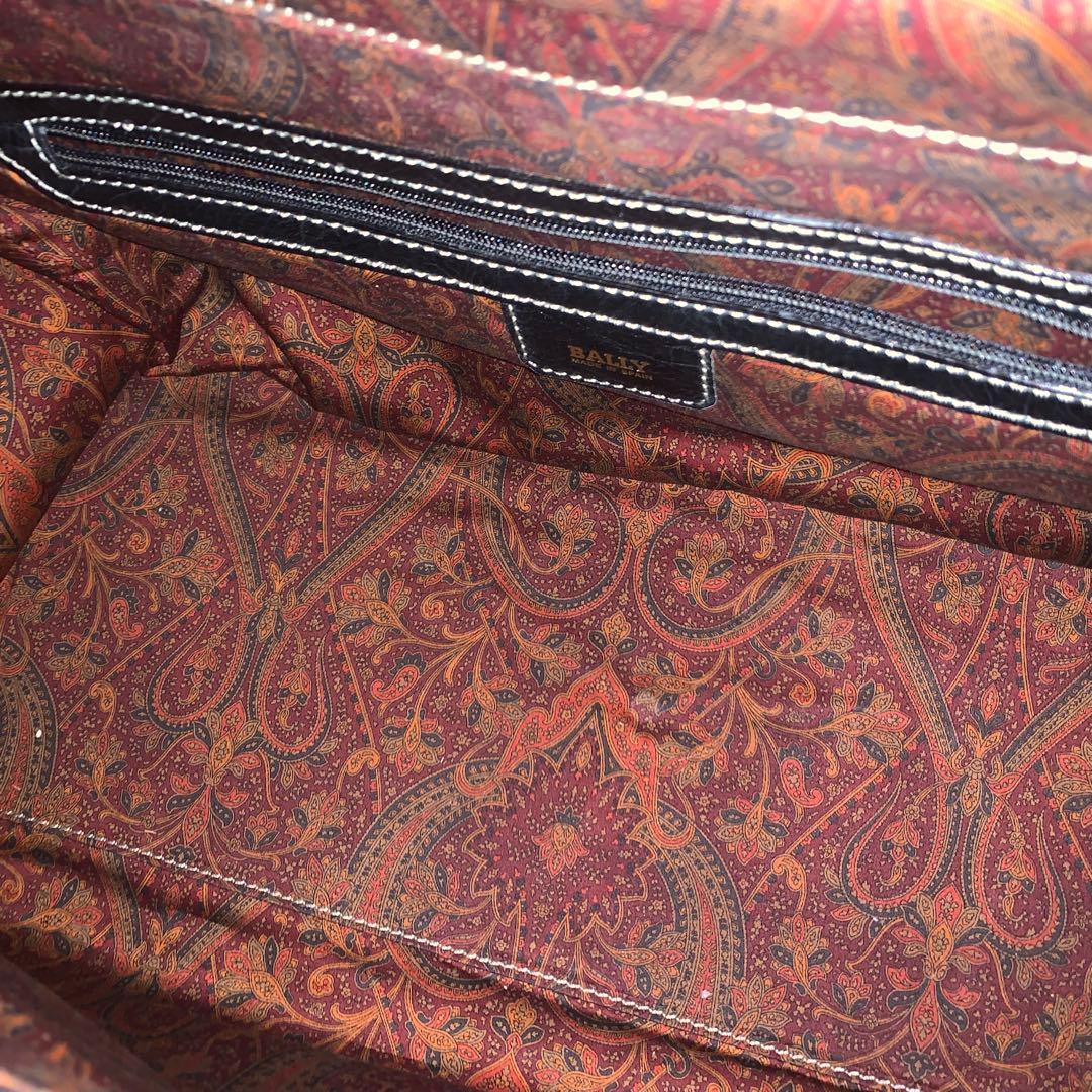 希少　BALLY バリー　ボストン　ビジネス　レザー　ヴィンテージ　A4 pc