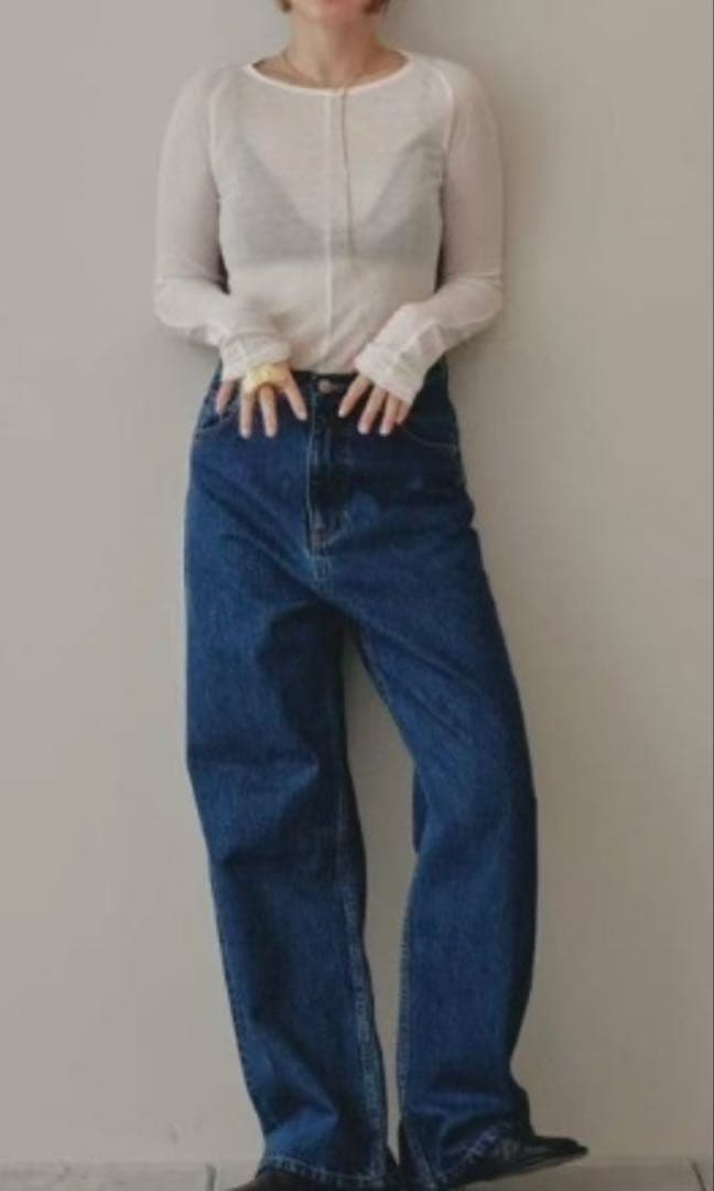 ◉新品半額❗️TODAYFUL Cary's Denim（ブルー)