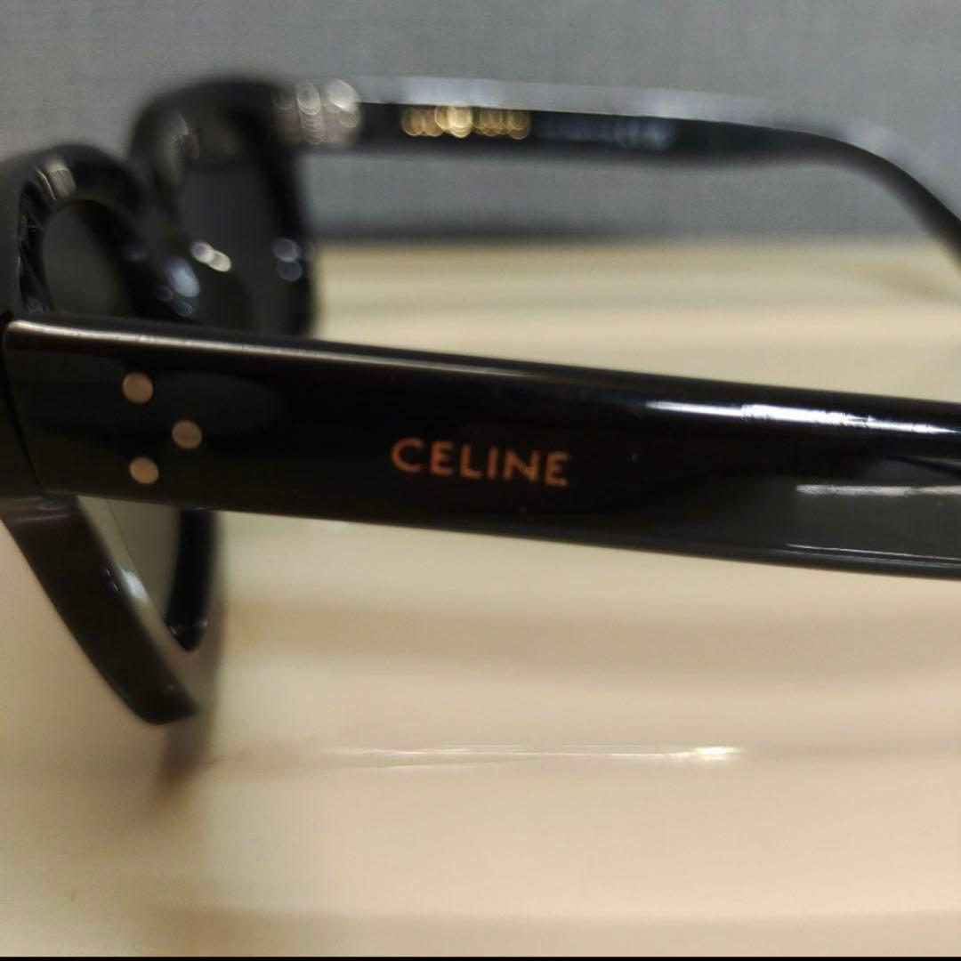 【美品】CELINE　セリーヌ　サングラス　ブラック　ゴールド　男女兼用