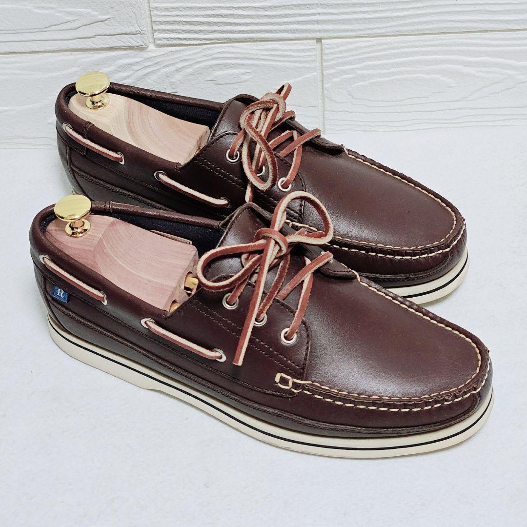 美品♥ REGAL リーガル【25.0】レザー デッキシューズ JJ34AC