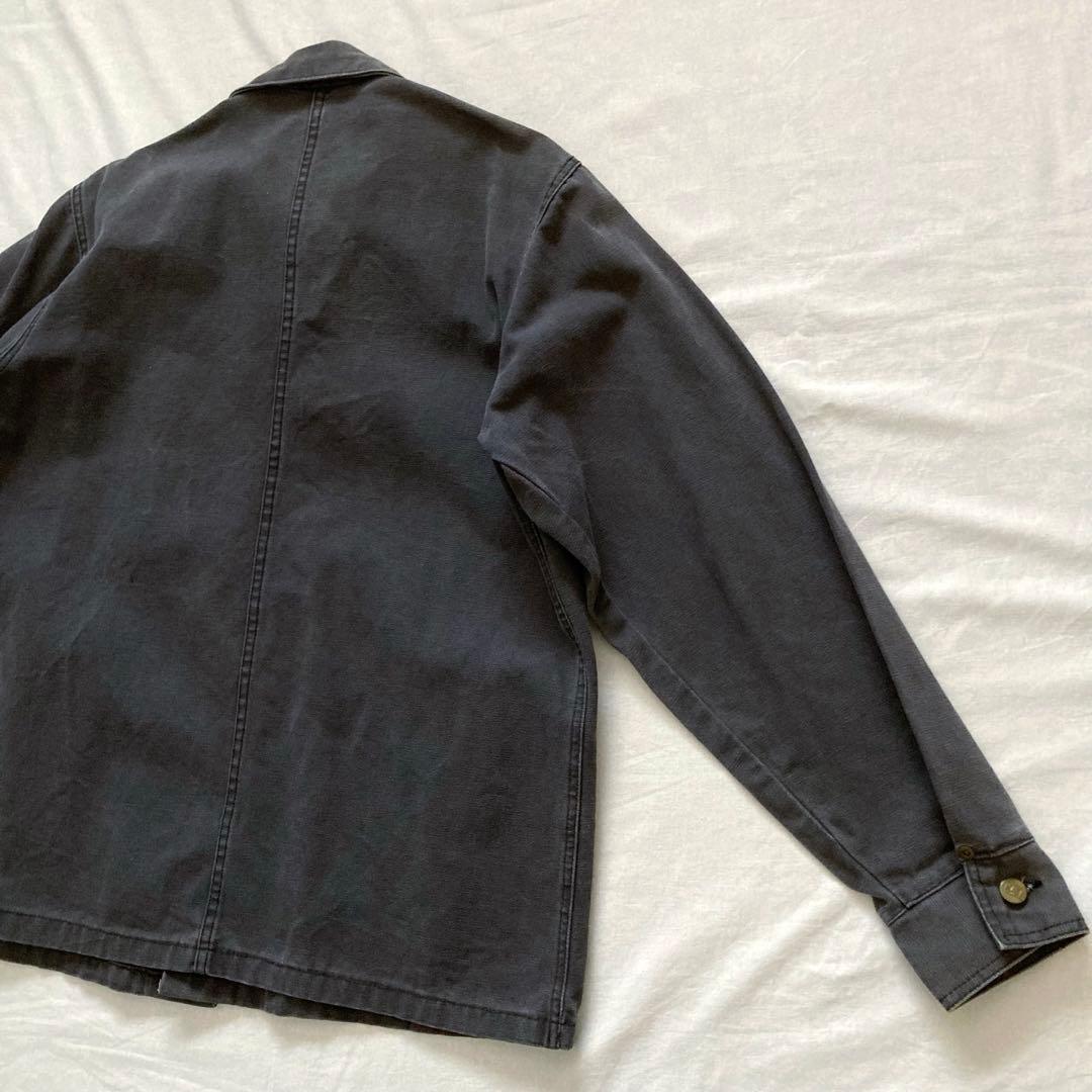 ジャケット・アウター 90s vintage CAT fade black chore jacket