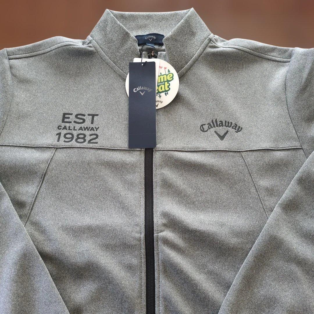新品未使用品 Callaway キャロウェイ ダンボールフルジップスウェット L