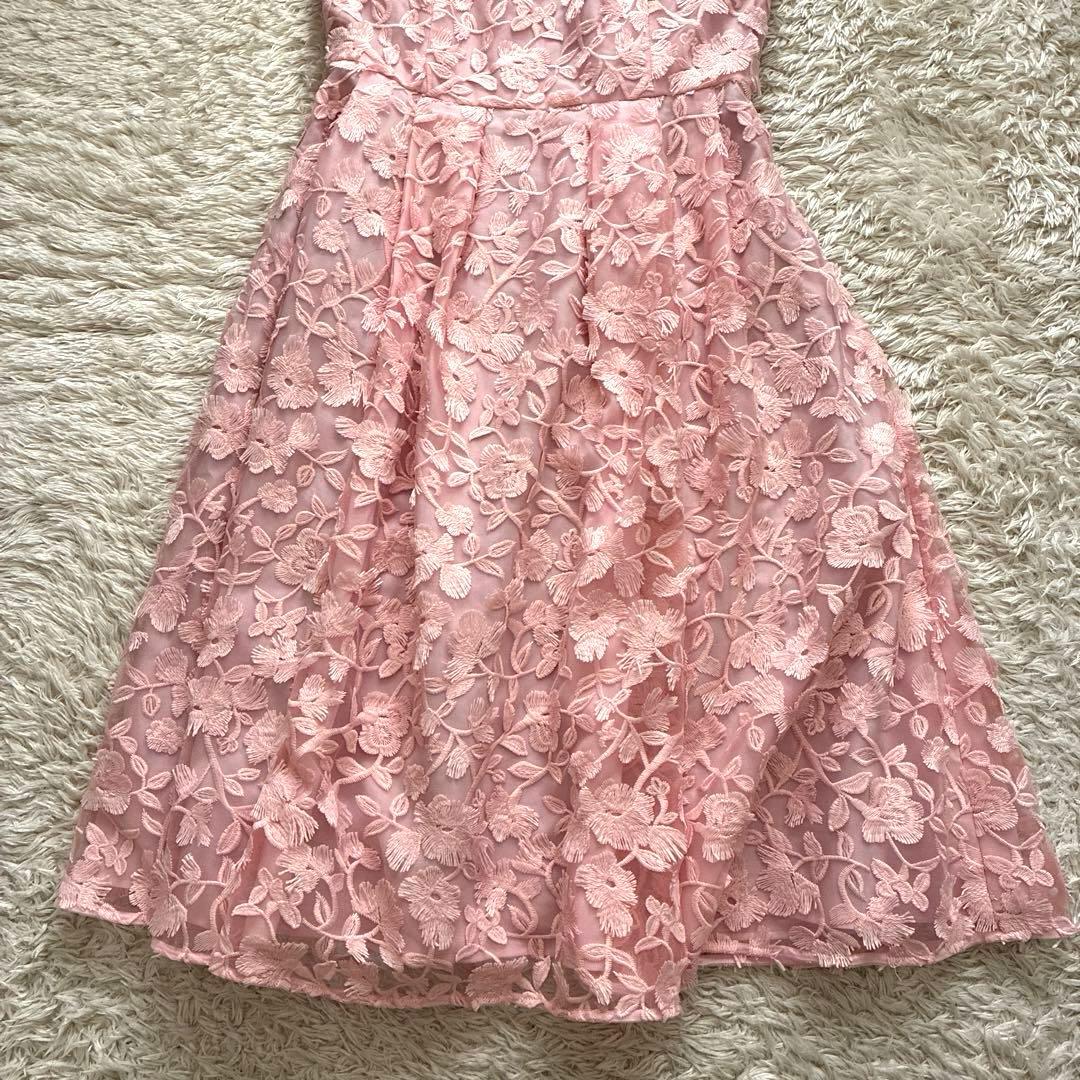 【極美品】2025 トッカ SLEEPING ROSE ドレス ピンク 刺繍