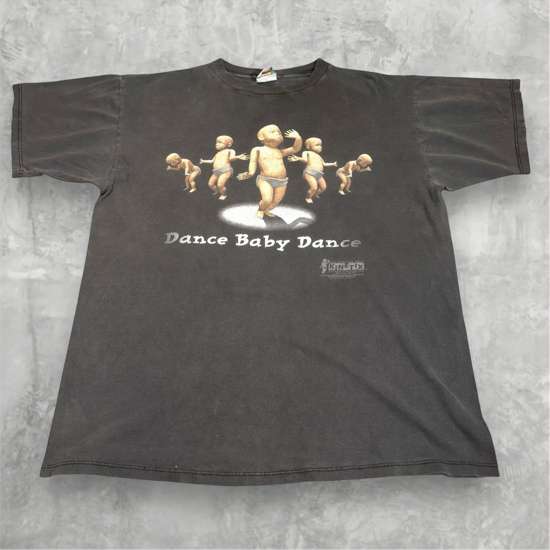 90s Dancing Baby プリントTシャツ