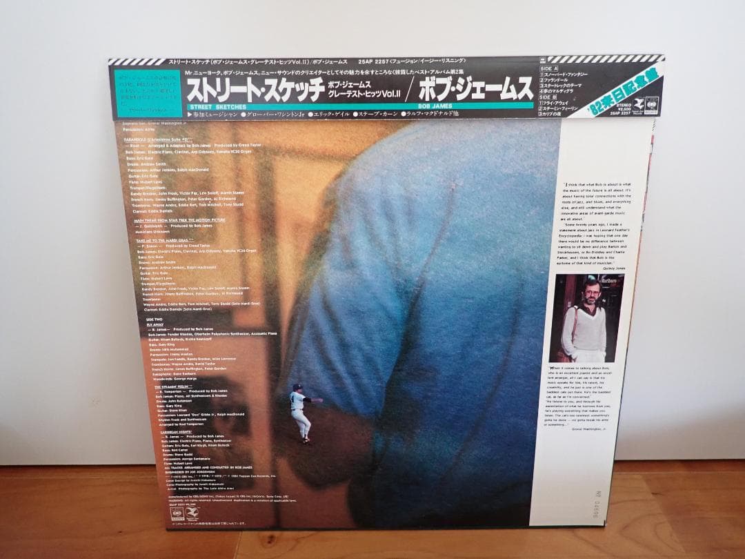 ボブ・ジェームス　　ストリート・スケッチ　1982来日記念盤　　激レア希少品