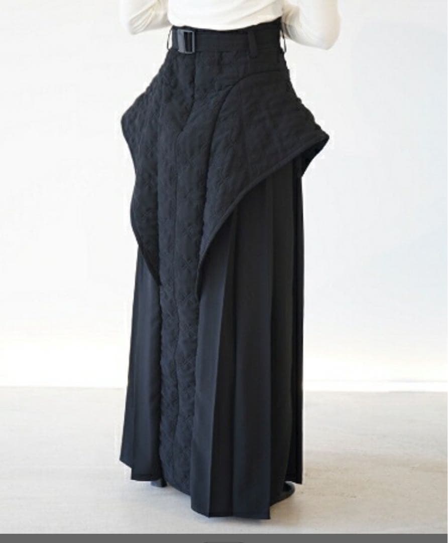 【HATRA(ハトラ)】Octa_Quilt_Skirt プリーツスカート　袴
