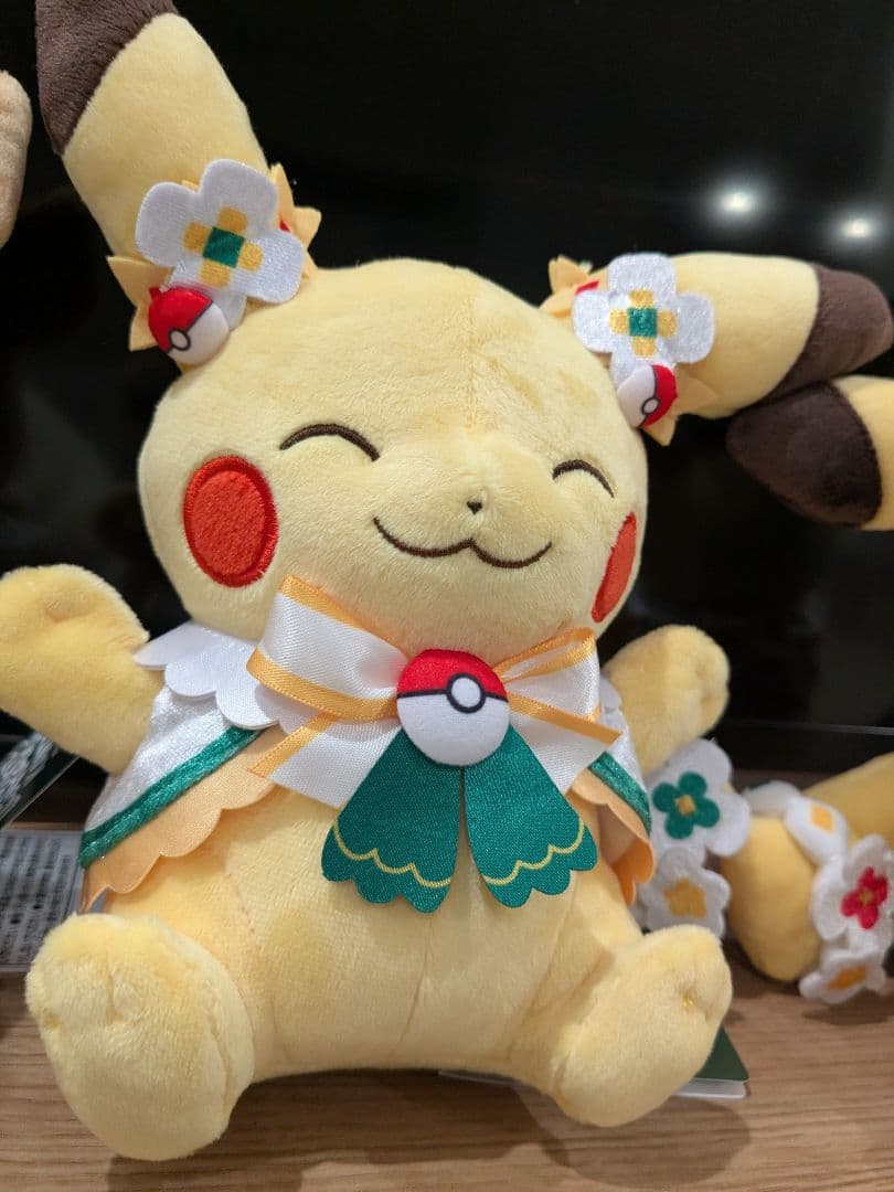 ポケパークカントー限定　ピカチュウ　イーブイ　ぬいぐるみ３体セット