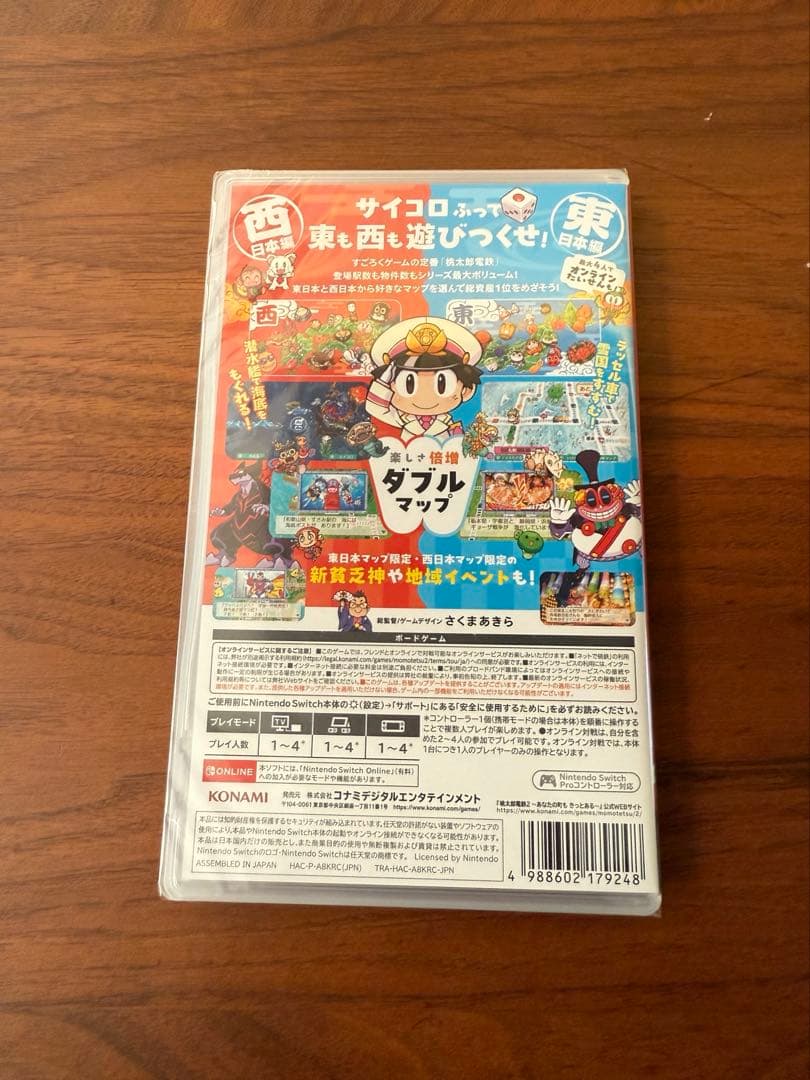 【新品未開封】 桃太郎電鉄2 ~あなたの町も きっとある~ 東日本編+西日本編
