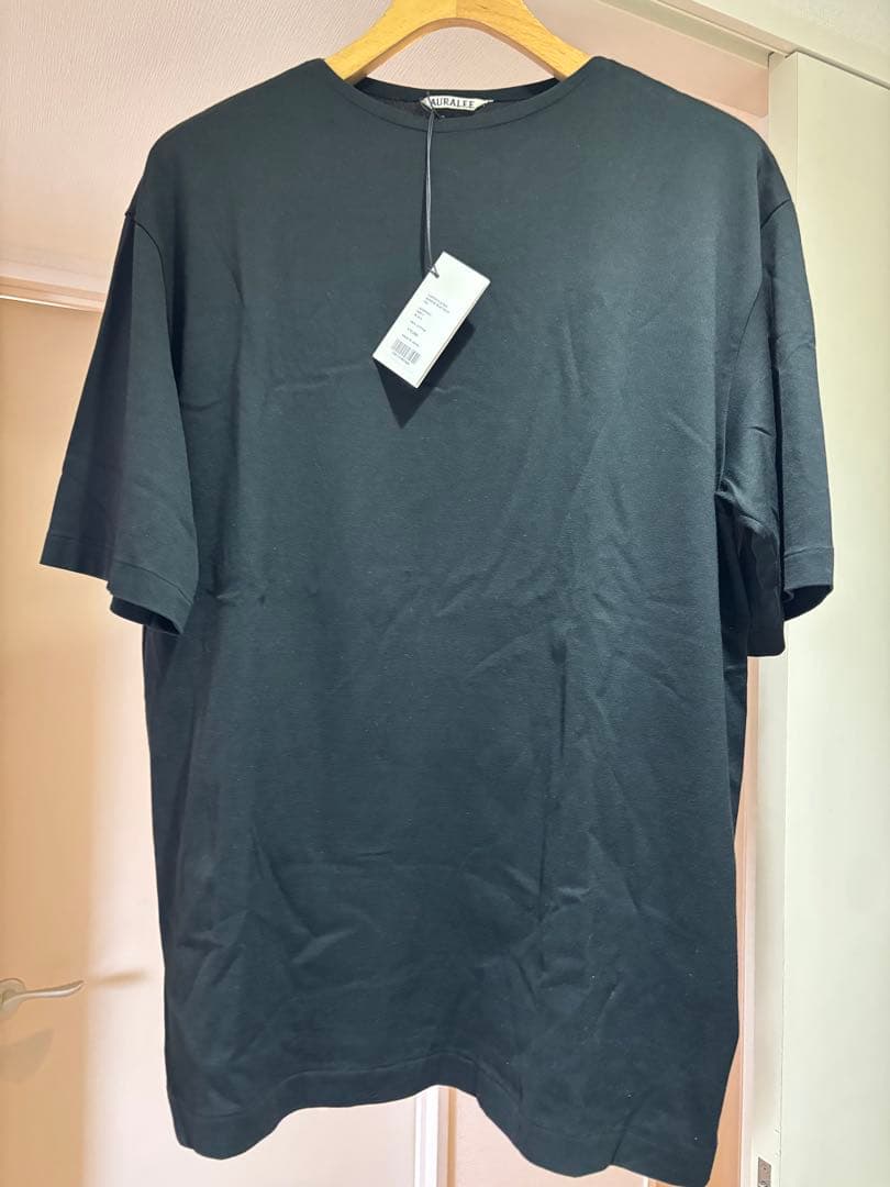 トップス AURALEE luster plaiting boat neck tee