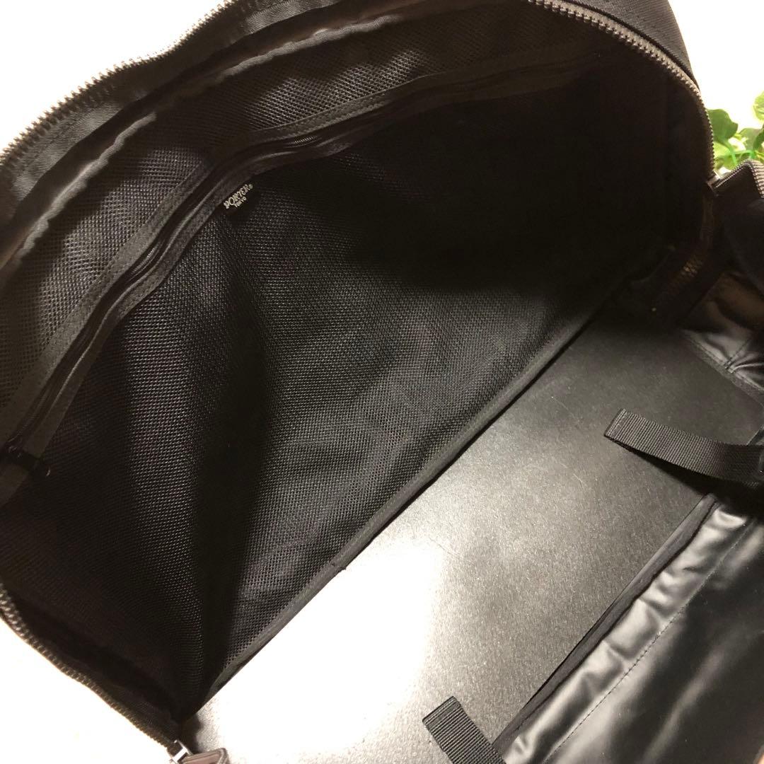 美品　レア　ポーター　アングル 2WAY ダッフルバッグ　ボストンバッグ　黒