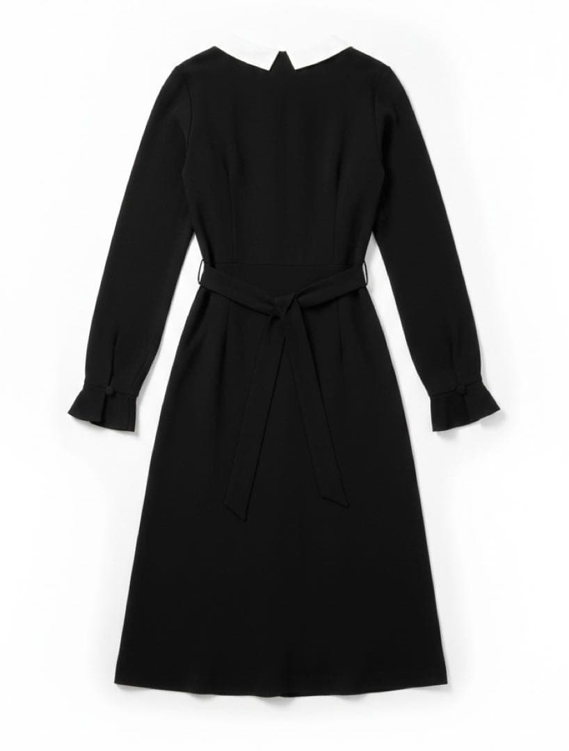 【美品】agnès b. アニエスベー 白襟 ワンピース セレモニー