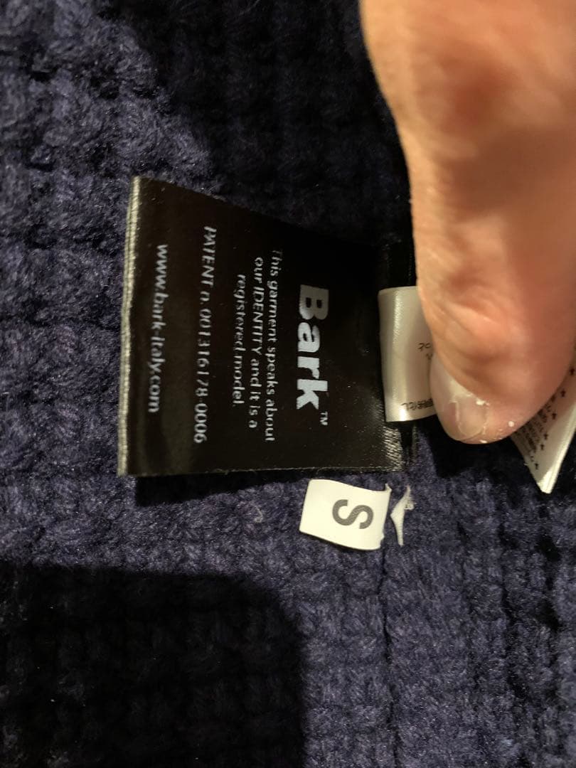 美品　Bark バーク　ダッフルコート　サイズS ネイビー