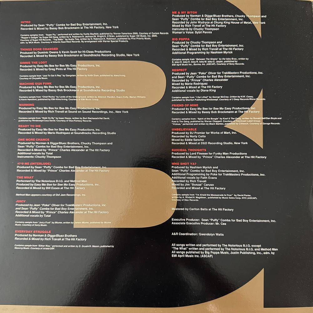 洋楽 The Notorious B.I.G. /Ready To Die (2LP)