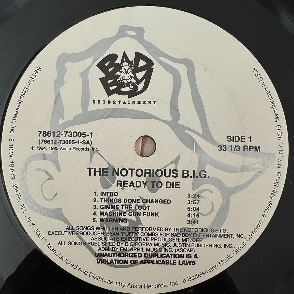 洋楽 The Notorious B.I.G. /Ready To Die (2LP)