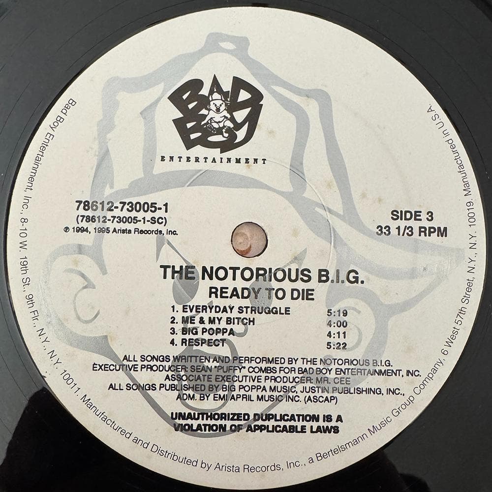 洋楽 The Notorious B.I.G. /Ready To Die (2LP)