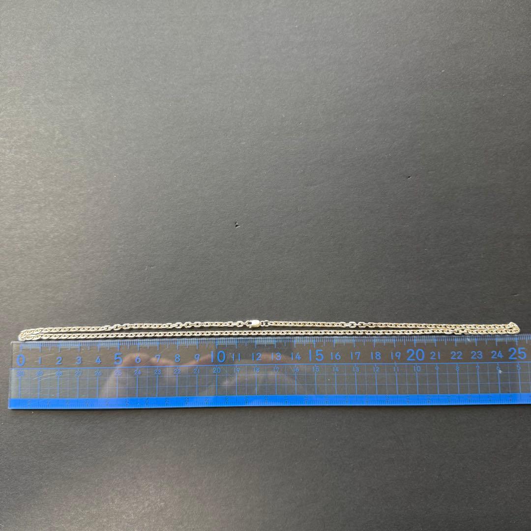 【太め 50㎝】太角チェーンネックレス silver925