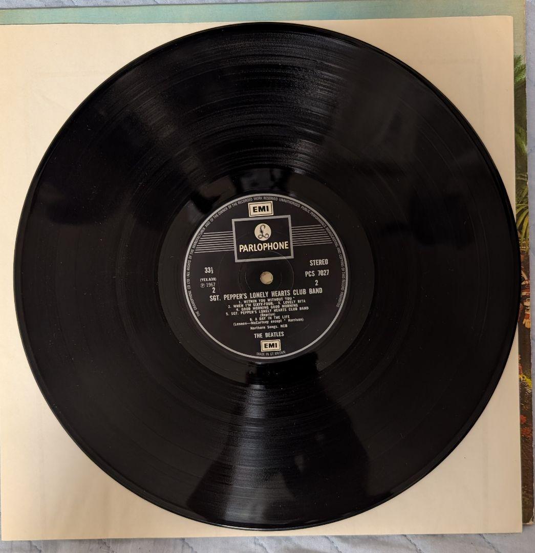 BEATLES Sgt. Peppe 2EMI \"GRAMOPHONE\"リム